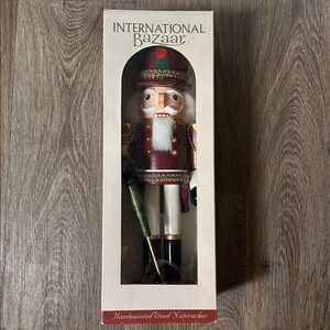 International Bazaar Wooden Nutcracker Christmas Decoration